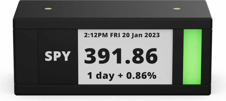 Actual product image TickrMeter Smart display stock ticker