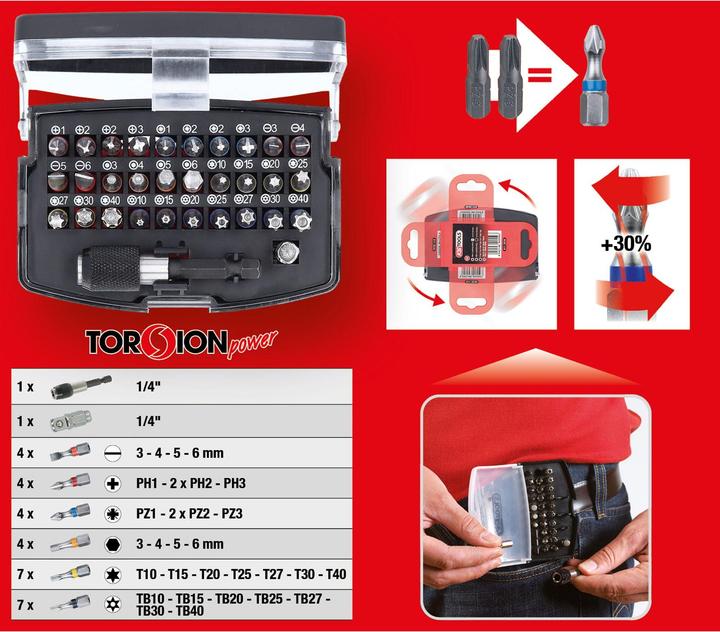 Image du produit KS Tools Jeu de 32 embouts