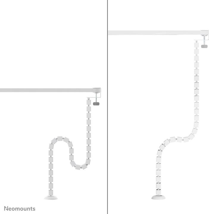 Produktbild Neomounts Kabelkanal flexibel weiss/Klemmbefestigung (Kabelkanal, 135.70 cm)