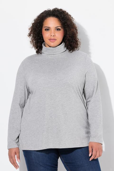 Produktbild Ulla Popken Shirt, Rollkragen, Slim, Langarm (58)