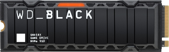 WD Black SN850X mit Heatsink (1000 GB, M.2 2280)