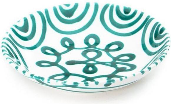 Gmundner Keramik Grüngeflammt, Suppenteller Cup (Ø 20cm) (20 cm)