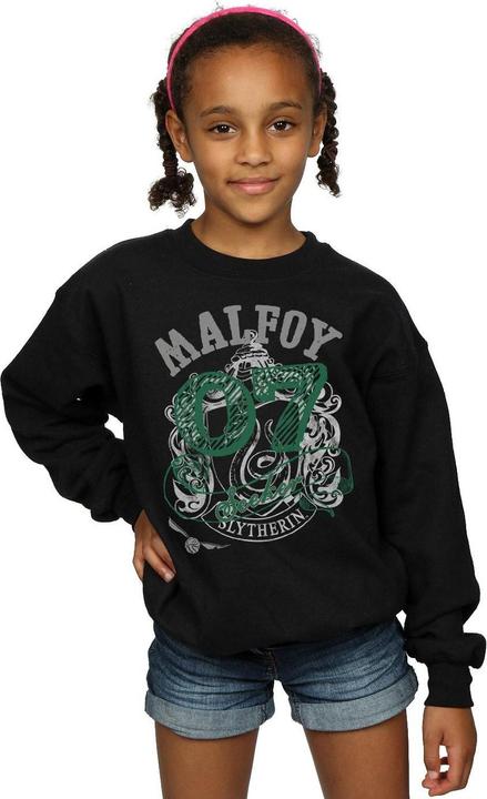 Produktbild Girls Draco Malfoy Seeker Slytherin Sweatshirt (152, 158)