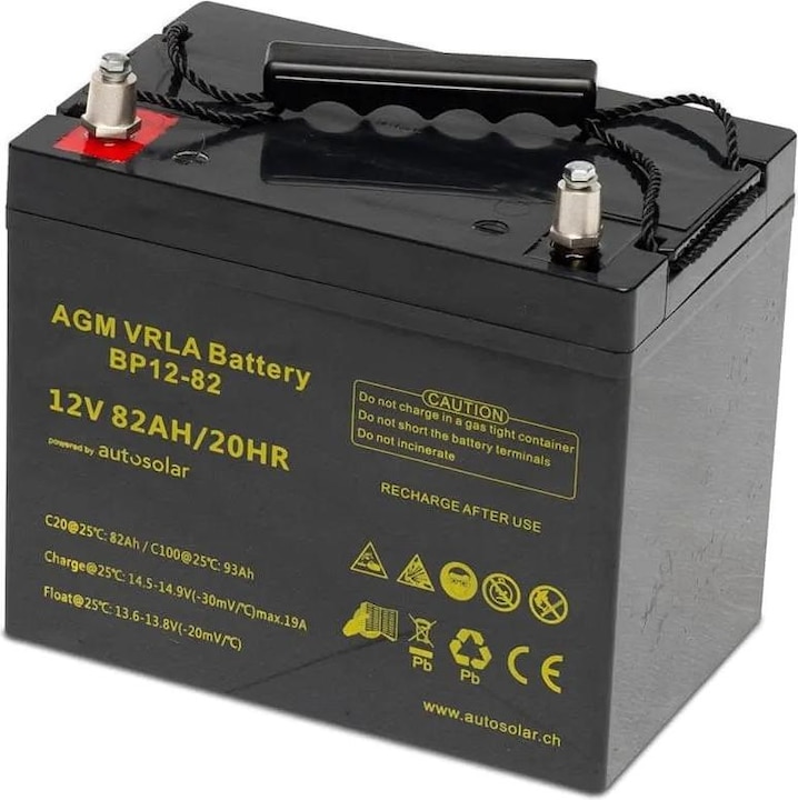 Produktbild Autosolar Solaranlage Set: 100W mit 82Ah AGM-Batterie und 1000W-Wechselrichter (100 W)
