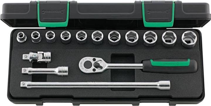 Stahlwille 456/11/4 Socket wrench set 3/8" square (19 mm, 12 mm, 14 mm, 16 mm, 10 mm, 18 mm, 17 mm, 11 mm, 15 mm, 8 mm, 13 mm)