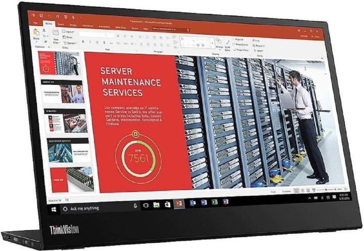 Actual product image Lenovo ThinkVision M15 (1920 x 1080 pixels, 15.60")