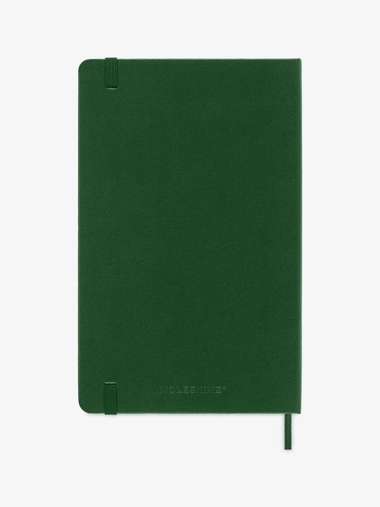Image du produit Moleskine 12 mois calendrier journalier 2024, grand format/A5, vert myrte (A5, Couverture rigide, Anglais)