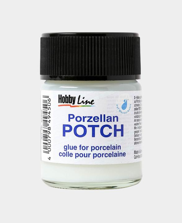Produktbild Magni KREUL 49450 - Porzellan Potch, 50 ml Glas, transparenter Serviettenkleber und Lack für Gestaltungen (50 ml)