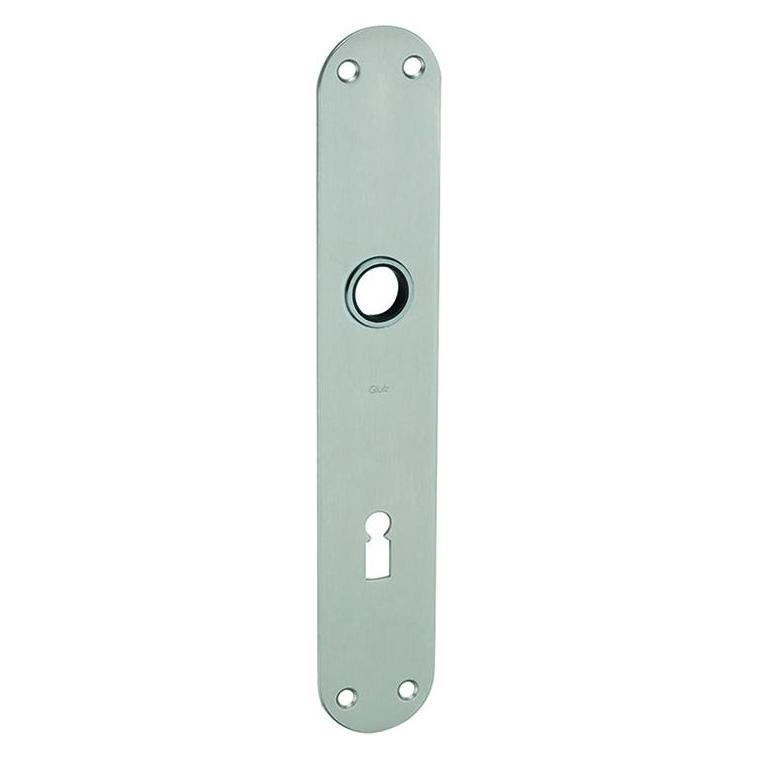 Glutz, Maniglia + Guarnizione Porte, Le Piastre Della Porta Scorrono 5345 (Set Di Piastre Per Porte)