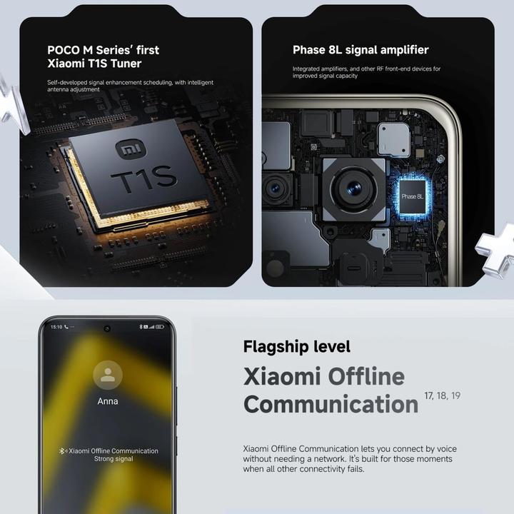 Immagine prodotto Xiaomi POCO M8 Pro 5G/12GB/512GB/Grün (512 GB, Verde, 6.83", Doppia SIM, 5G)