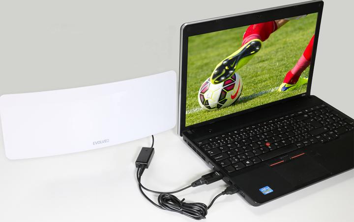 Actual product image Evolveo Xany 1 LTE television antenna Indoor 50 dB (Indoor antenna, DVB-T / -T2)