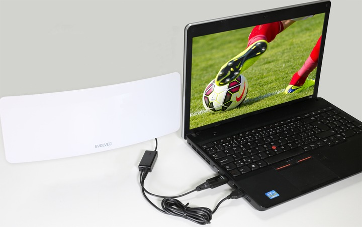 Produktbild Evolveo Xany 1 LTE television antenna Indoor 50 dB (Zimmerantenne, 50 dB, DVB-T / -T2, LTE)