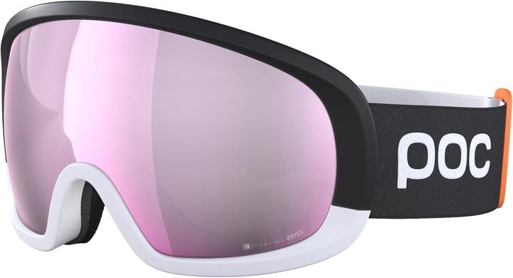 Poc Fovea Mid Clarity Comp - Optimale skibril voor wedstrijden, Uranium Black/Clarity Comp Low Light
