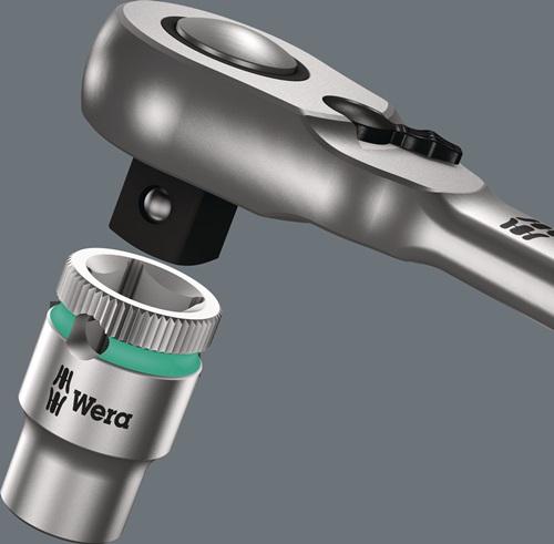 Actual product image Wera 8100 SB 7 Zyklop Metal Ratchet Set (10 mm, 11 mm, 12 mm, 13 mm, 14 mm, 15 mm, 16 mm, 17 mm, 18 mm, 19 mm, 8 mm, 9 mm)