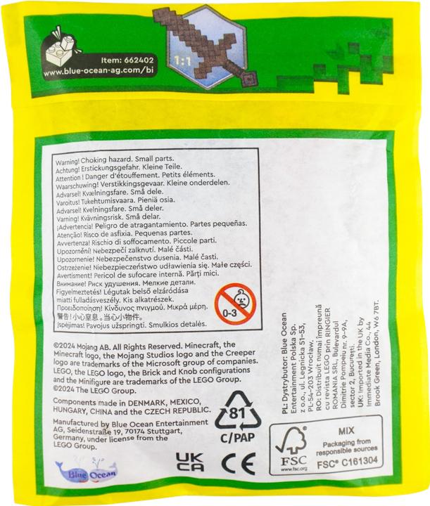 Produktbild LEGO Minecraft Nether-Held mit Schreiter - 662402 NEU! Menge 1x (662402)