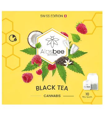 Produktbild AlpsBee Hanf Black Tea mit CBD (2.80 g)