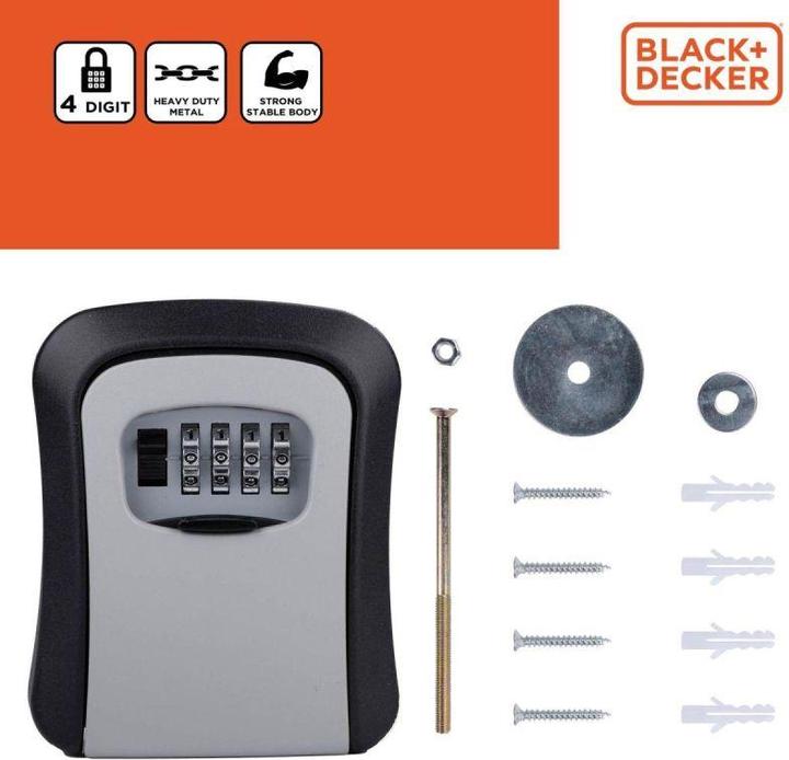Actual product image Black & Decker Key safe