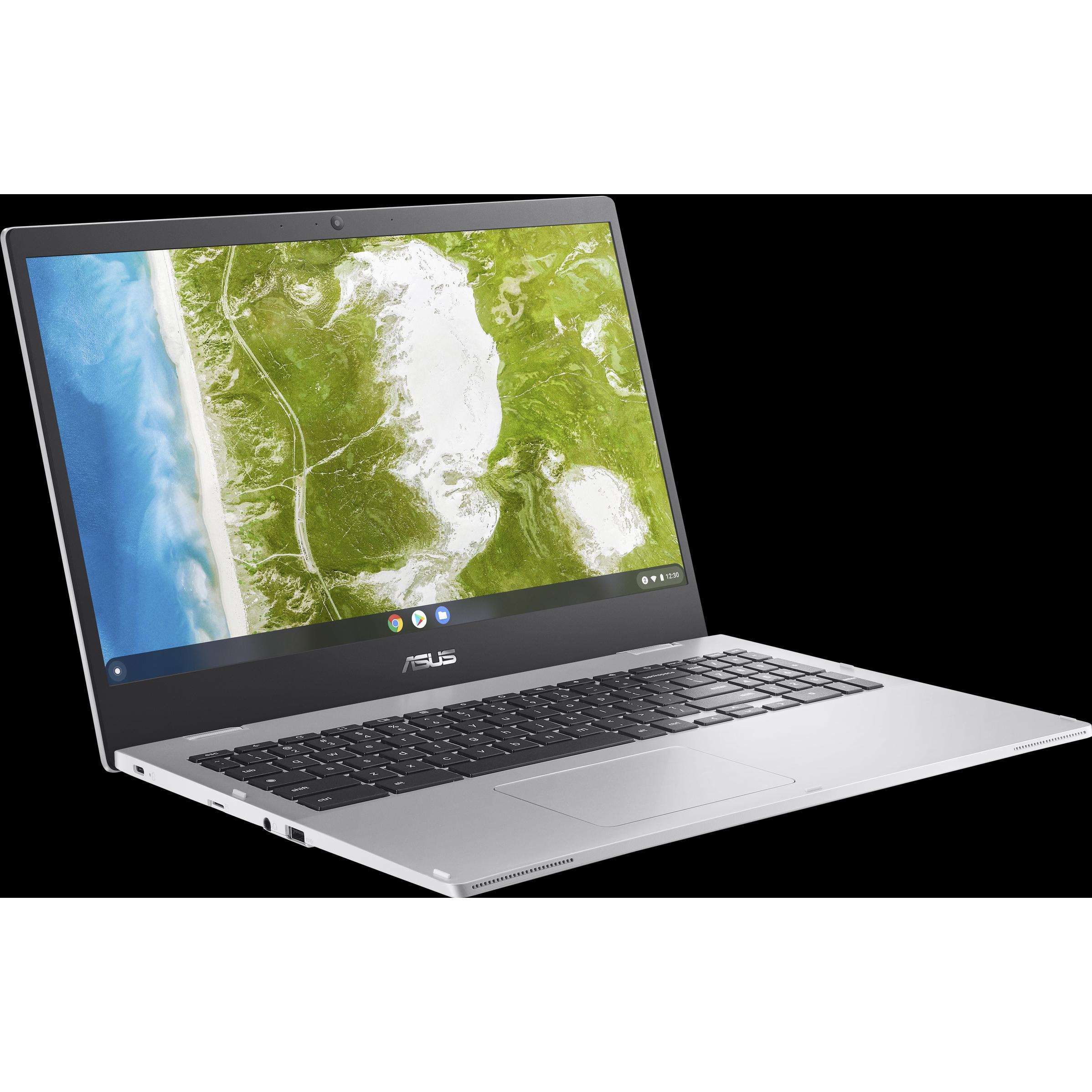 ASUS Chromebook CX1 (15.60", Intel Pentium Silver N6000, 4 GB, 128 GB, DE), Notebook, Transparent