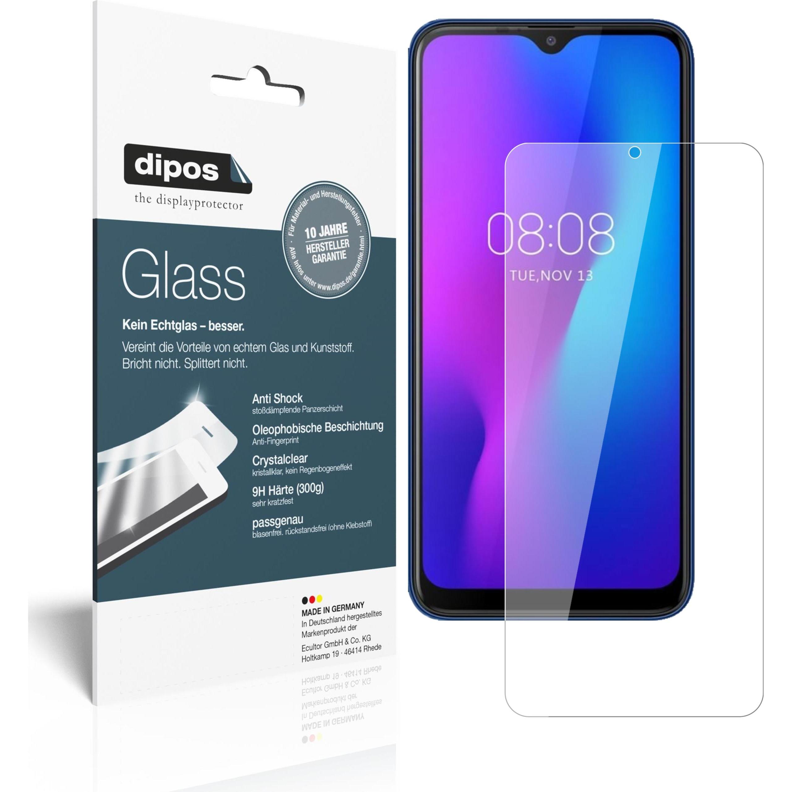 Dipos Displayschutz Anti-Shock (2 Stück, Ulefone Power 6), Smartphone Schutzfolie, Transparent