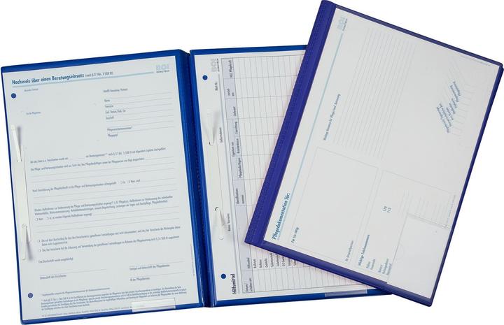 Produktbild Boi Dokutech Patienten-Dokumentationsmappe Professional-Line PLUS DIN A4 blau (A4, 1x)