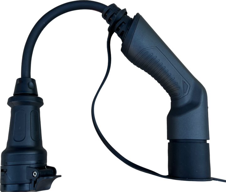 Produktbild Schnellladen Adapter Typ 2 auf T23 (Typ 2, Typ 23, 3.70 kW, 16 A)