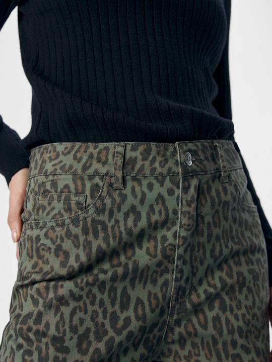 Produktbild Object Leoprint Jeans mit weitem Bein (L)