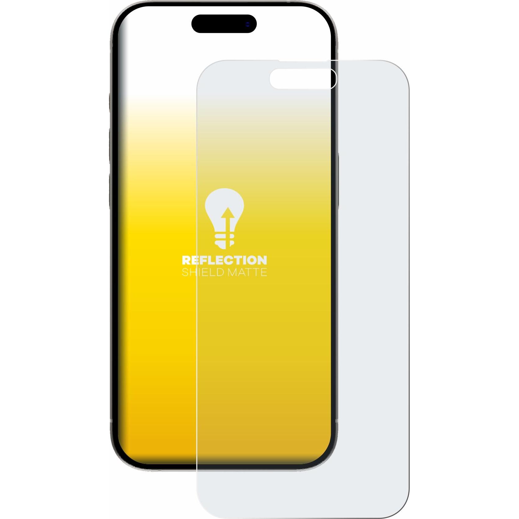 Thumbnail - upscreen Reflection Shield Displayschutz Matt (1 Stück, Apple iPhone 15), Smartphone Schutzfolie, Grau