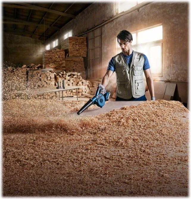 Productafbeelding Bosch Professional GBL 18V-120 (Oplaadbare batterij, Werkplaatsblazer)