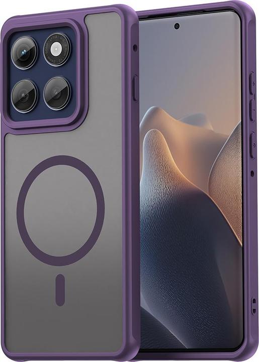 Actual product image Techsuit - HaloFrost II MagSafe - Motorola Edge 60 Pro - Purple (Motorola Edge 60 Pro)