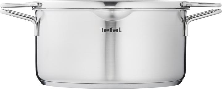 Actual product image Tefal Nordica Kochtopf mit Deckel 24 cm (24 cm, Pot, Stainless steel)