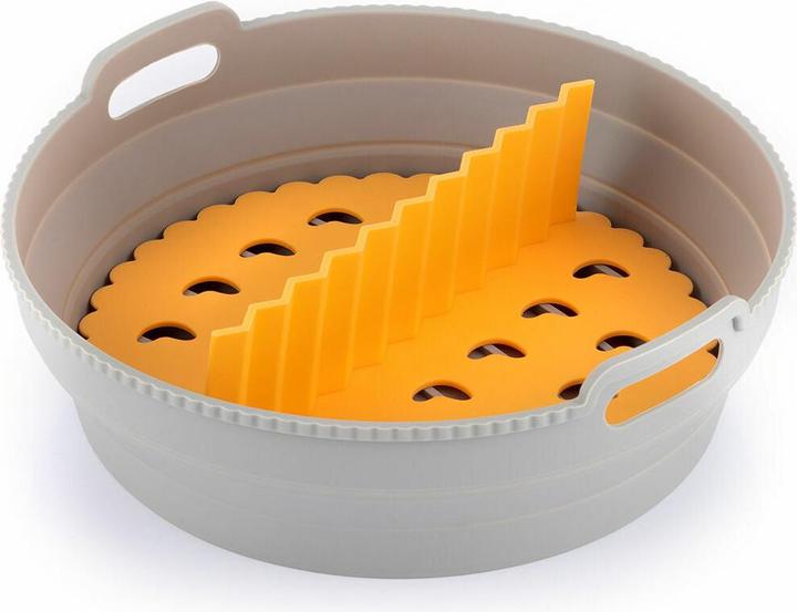 Produktbild InnovaGoods Faltbarer Silikonkorb für Heissluftfritteusen Fliynner