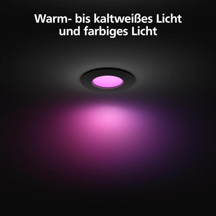 Actual product image Philips Hue White & Color Ambiance Slim Recessed (1200 lm)
