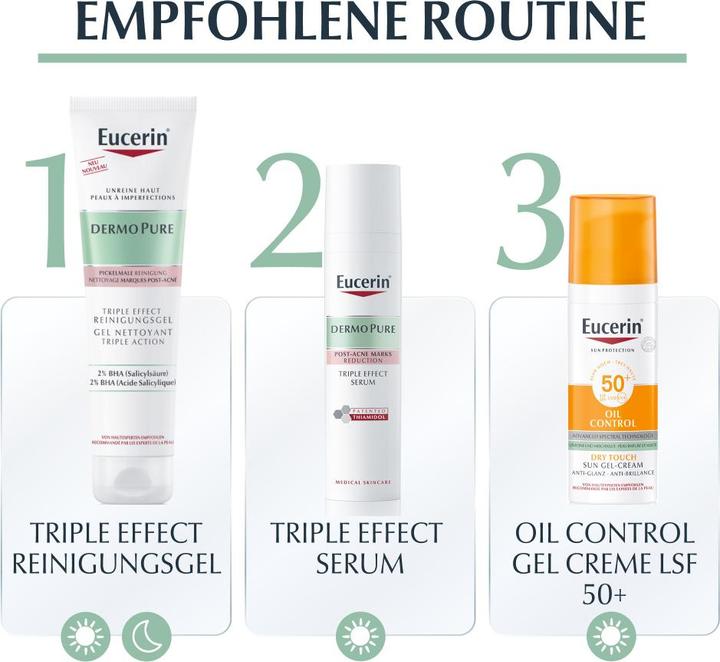 Actual product image Eucerin DermoPure Fluid SPF 30 (50 ml, Face fluid, SPF 30)