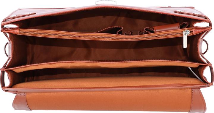 Immagine prodotto Alassio 47124 - Cartella MOCCA, vera pelle, circa 38 x 30 x 16 cm, cognac (15")