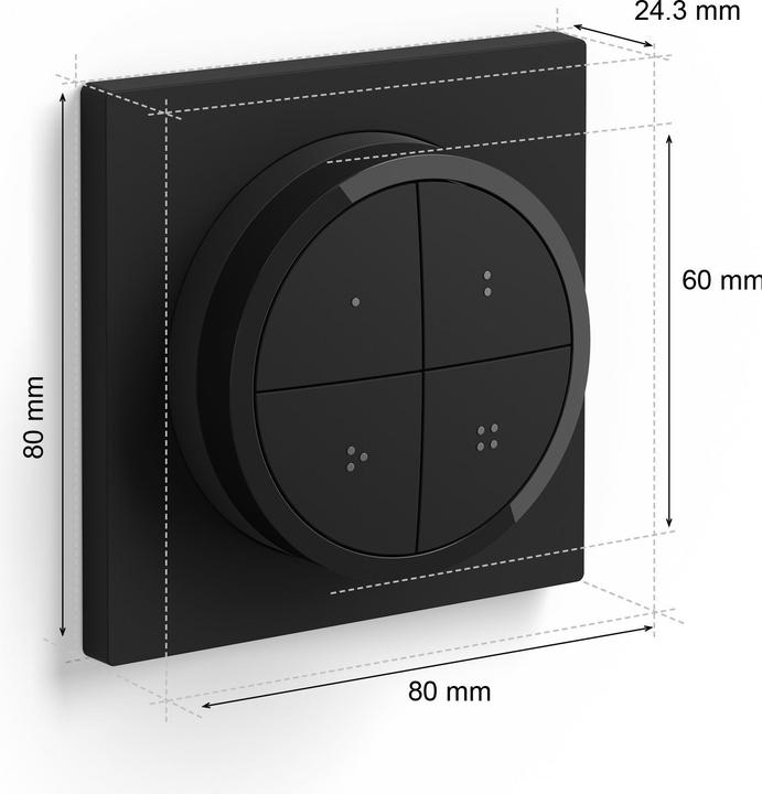 Actual product image Philips Hue Tap dial switch