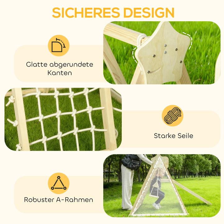 Produktbild Aiyaplay Klettergerüst Holz Naturholz