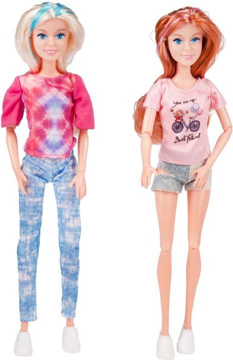 Actual product image Toi-Toys Lauren on bicycle assorted