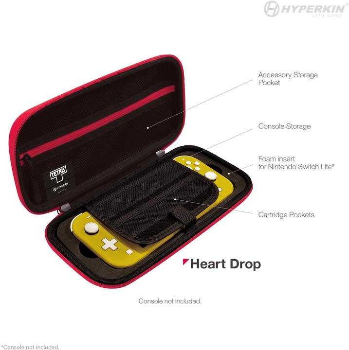 Produktbild Hyperkin Tetris Eva Hard Shell Carrying Case Heart Drop (Switch, Switch Lite, Switch OLED)