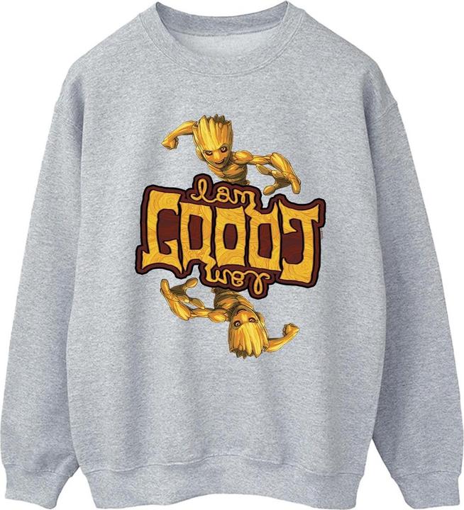Actual product image Mens Guardians Of The Galaxy Groot Inverted Grain Sweatshirt (XL)