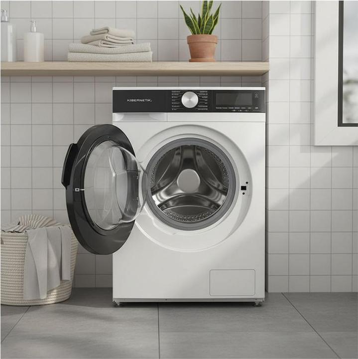 Actual product image Kibernetik MSWS510 MasterSeries Waschmaschine 10kg A-10% Klasse Weiss (10 kg, Left)