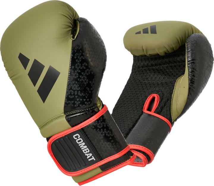 Actual product image adidas Boxing gloves Combat 50 orbit green/black/orange, adiC50TG (10 OZ, 10)