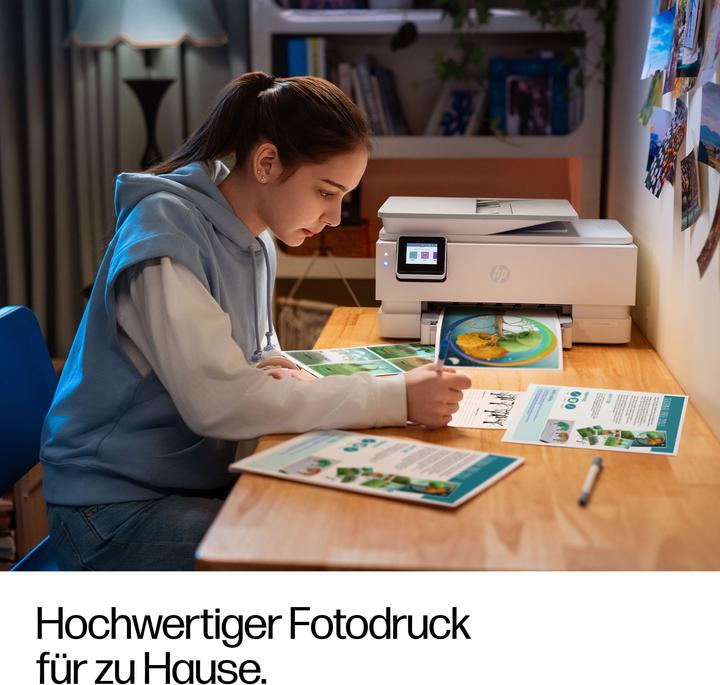 Produktbild HP Envy Photo 7930 All-in-One Color Inkjet 10ppm Print Scan Copy Photo Printer USB 2.0 Wi-Fi (Tintenpatrone, Farbe)