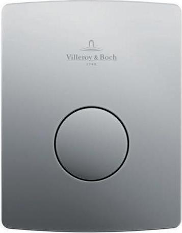 Villeroy & Boch Plaque de recouvrement pour urinoir V&B ViConnect U100 162x126x17mm chrome