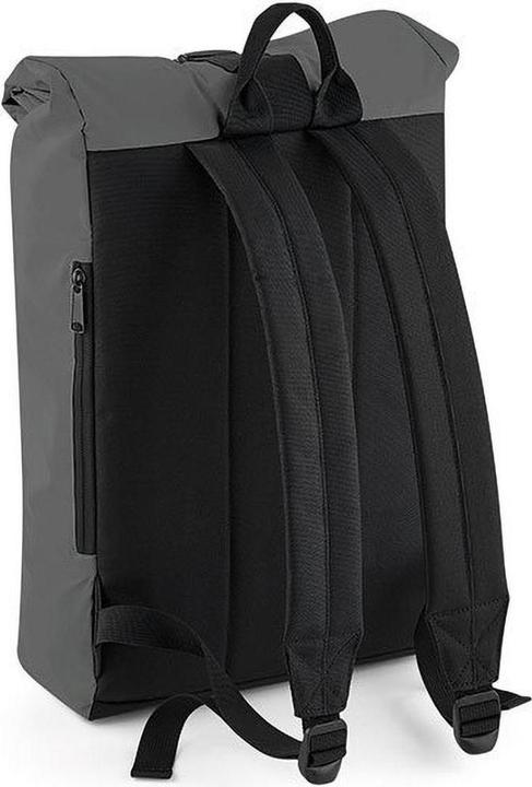 Actual product image Bagbase Reflective Roll Top Backpack