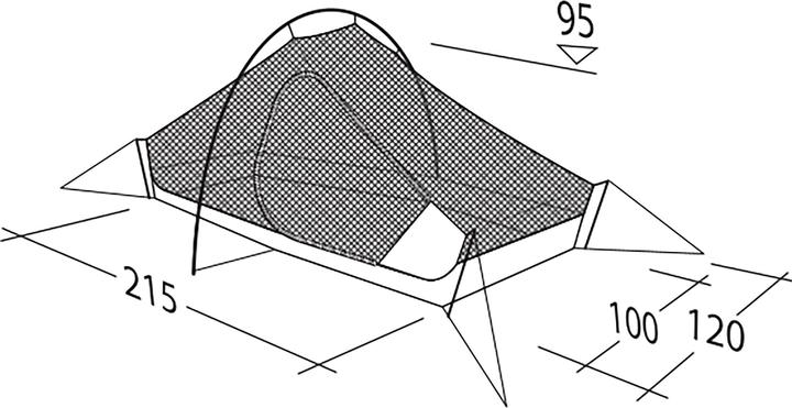 Produktbild Robens Chaser 2 LW (Kuppelzelt, 1.40 kg, 2 Personen)