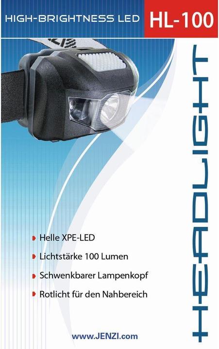 Produktbild Jenzi LED Kopflampe Head Light HL100
