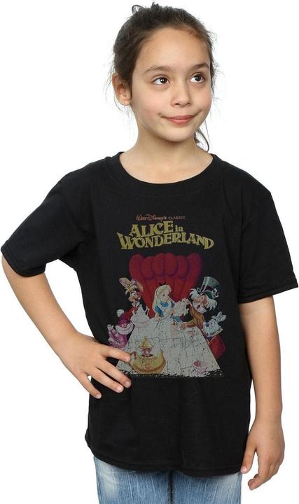 Produktbild Disney Alice In Wonderland Retro Poster TShirt Mädchen (140, 146)