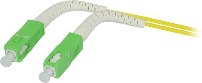 Actual product image Synergy 21 Synergy21 fibre optic 1-fibre patch cable, 1.0mtr, SCAPC-SCAPC, 9125u, OS2, G657A2, AD2mm, fle (CAT6, 1 m)