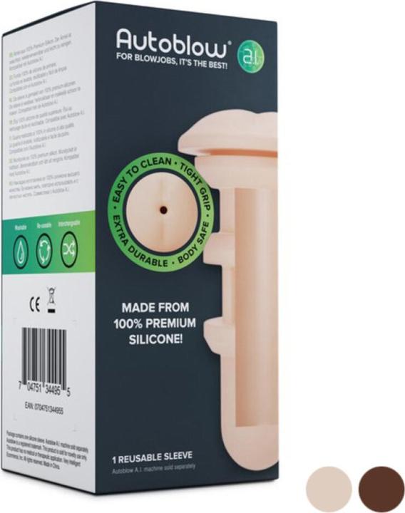 Actual product image Autoblow A.I. Silicone Anus Sleeve