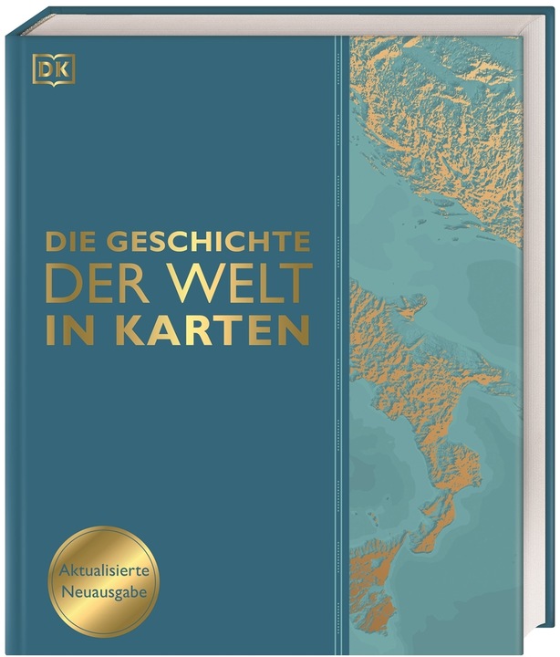 Immagine prodotto Die Geschichte der Welt in Karten (Tedesco, Derek Harvey., Peter Chrisp, Joel Levy, Sally Regan, Dr Kay Celtel, Filippo Wilkinson, Jeremy Harwood, David Summers, Simon Adams, Reg G. Grant, Philip Parker, 2024)